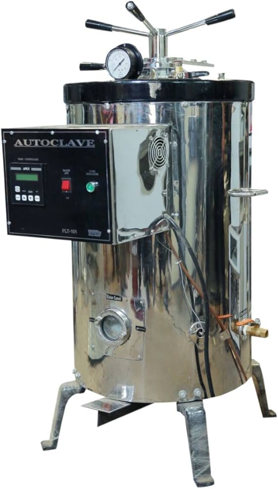 Fully Automatic Vertical Autoclave in Noida with PLC control